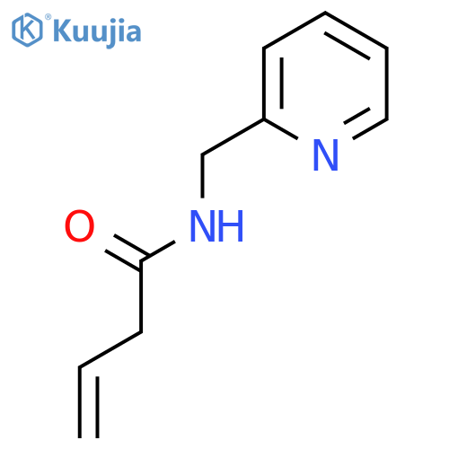 3-Butenamide, N-(2-pyridinylmethyl)- structure