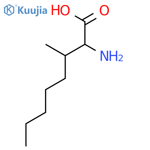OCTANOIC ACID, 2-AMINO-3-METHYL- structure