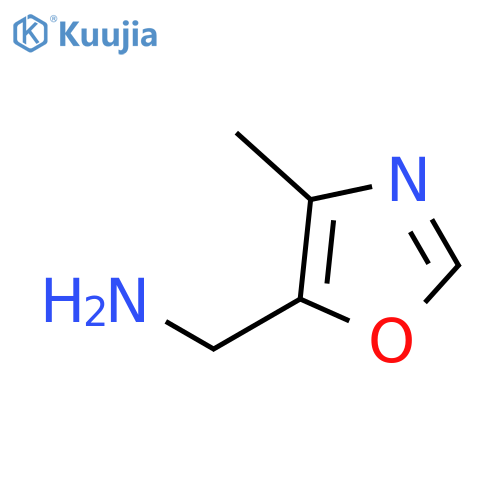 (4-methyl-1,3-oxazol-5-yl)methanamine structure