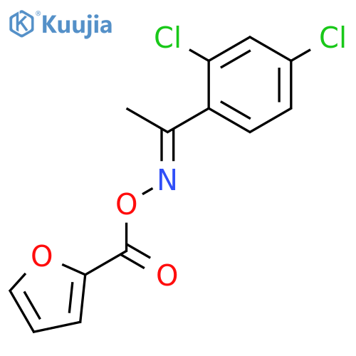 Ethanone, 1-(2,4-dichlorophenyl)-, O-(2-furanylcarbonyl)oxime structure