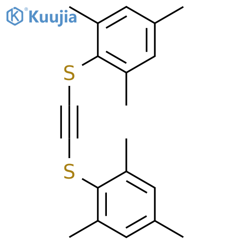 BENZENE, 1,1'-[1,2-ETHYNEDIYLBIS(THIO)]BIS[2,4,6-TRIMETHYL- structure