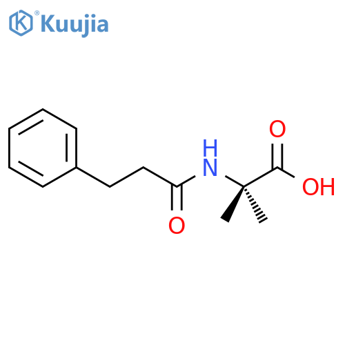 Alanine,2-methyl-N-(1-oxo-3-phenylpropyl)- structure