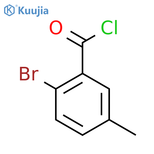 2-Bromo-5-methylbenzoyl chloride structure