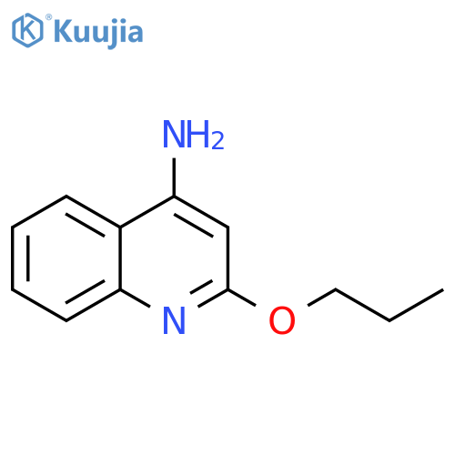 2-propoxyquinolin-4-amine structure