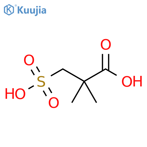 2,2-dimethyl-3-sulfopropanoic acid structure