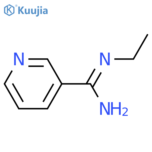 3-Pyridinecarboximidamide,N-ethyl- structure