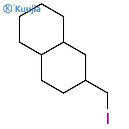 Naphthalene,decahydro-2-(iodomethyl)- structure