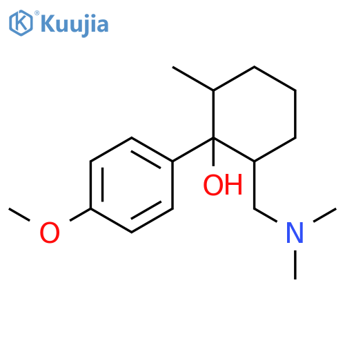 CYCLOHEXANOL, 2-[(DIMETHYLAMINO)METHYL]-1-(4-METHOXYPHENYL)-6-METHYL- structure
