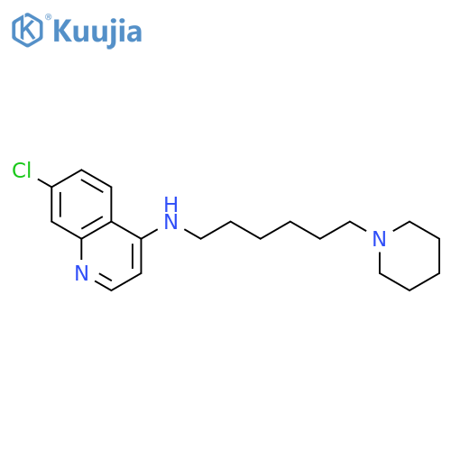 4-QUINOLINAMINE, 7-CHLORO-N-[6-(1-PIPERIDINYL)HEXYL]- structure