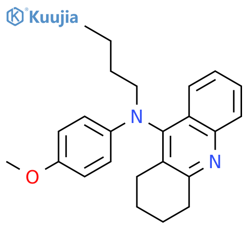 9-ACRIDINAMINE, N-BUTYL-1,2,3,4-TETRAHYDRO-N-(4-METHOXYPHENYL)- structure