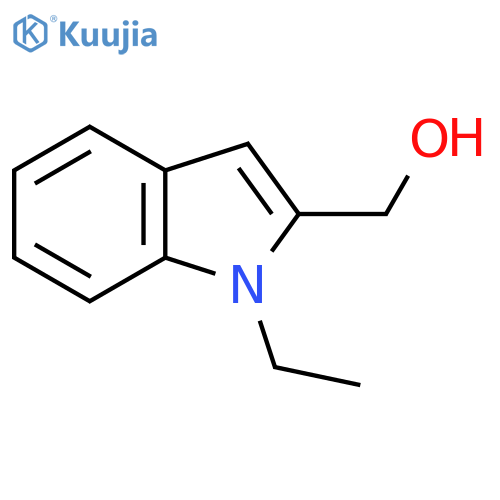1H-Indole-2-methanol, 1-ethyl- structure