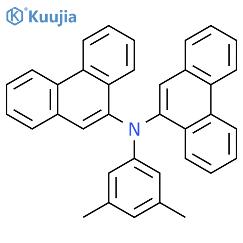 9-Phenanthrenamine, N-(3,5-dimethylphenyl)-N-9-phenanthrenyl- structure