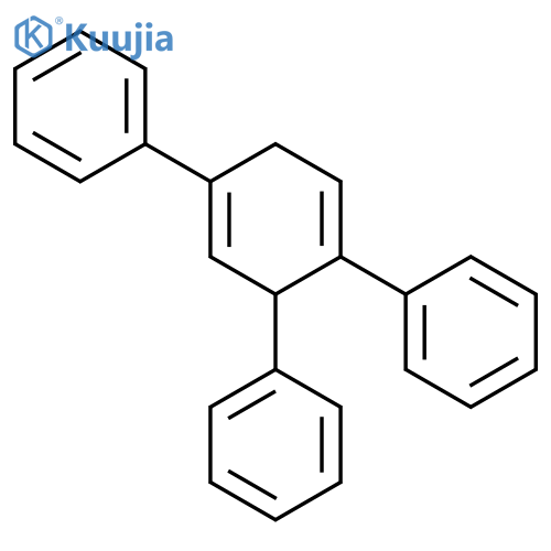 BENZENE, 1,1',1''-(3,6-CYCLOHEXADIENE-1,2,4-TRIYL)TRIS- structure