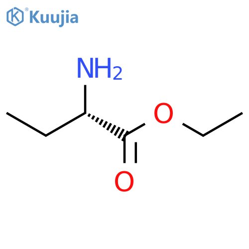 Butanoic acid, 2-amino-, ethyl ester, (2S)- structure