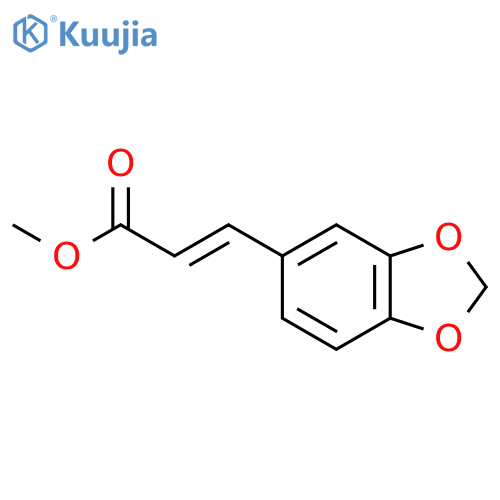 Methyl (2e)-3-(1,3-benzodioxol-5-yl)acrylate structure