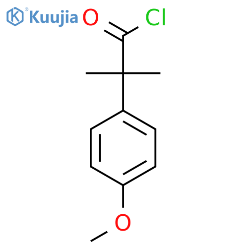 2-(4-Methoxyphenyl)-2-methylpropanoyl chloride structure