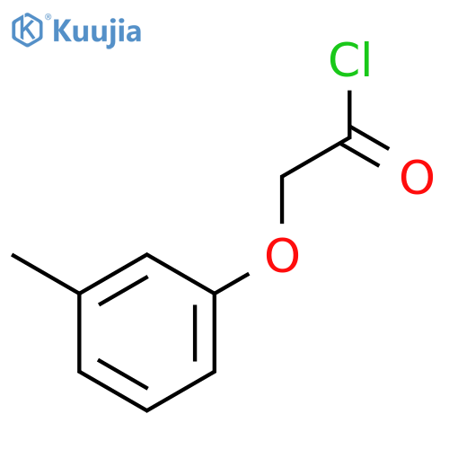 (3-Methylphenoxy)acetyl chloride structure