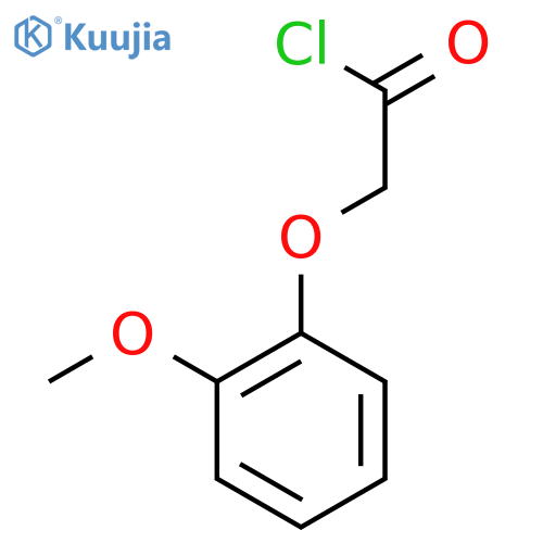(2-methoxyphenoxy)acetyl chloride structure