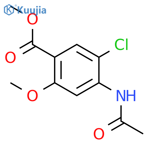 Methyl 4-Acetylamino-5-chloro-2-methoxybenzoate structure