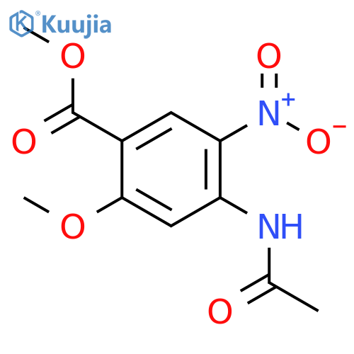 Methyl4-(acetylamino)-2-methoxy-5-nitrobenzoate structure