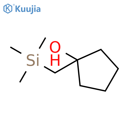 CYCLOPENTANOL, 1-[(TRIMETHYLSILYL)METHYL]- structure
