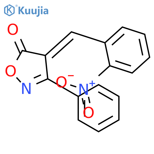 5(4H)-ISOXAZOLONE, 4-[(2-NITROPHENYL)METHYLENE]-3-PHENYL-, (4Z)- structure