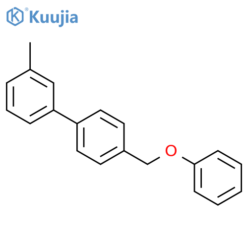 1,1'-Biphenyl, 3-methyl-4'-(phenoxymethyl)- structure
