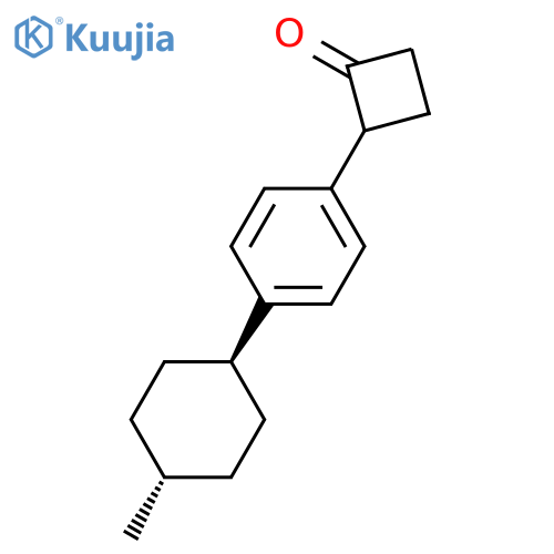 CYCLOBUTANONE, 2-[4-(TRANS-4-METHYLCYCLOHEXYL)PHENYL]- structure