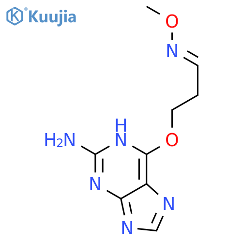 PROPANAL, 3-[(2-AMINO-1H-PURIN-6-YL)OXY]-, O-METHYLOXIME, (1E)- structure