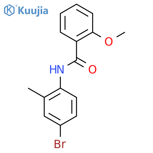 N-(4-Bromo-2-methylphenyl)-2-methoxybenzamide structure