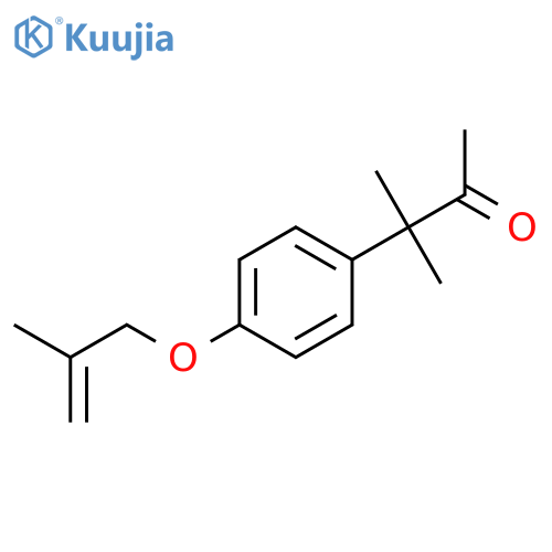 2-Butanone, 3-methyl-3-[4-[(2-methyl-2-propenyl)oxy]phenyl]- structure