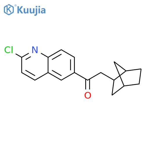 ETHANONE, 2-BICYCLO[2.2.1]HEPT-2-YL-1-(2-CHLORO-6-QUINOLINYL)- structure