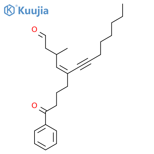 4-TRIDECEN-6-YNAL, 3-METHYL-5-(4-OXO-4-PHENYLBUTYL)-, (4Z)- structure