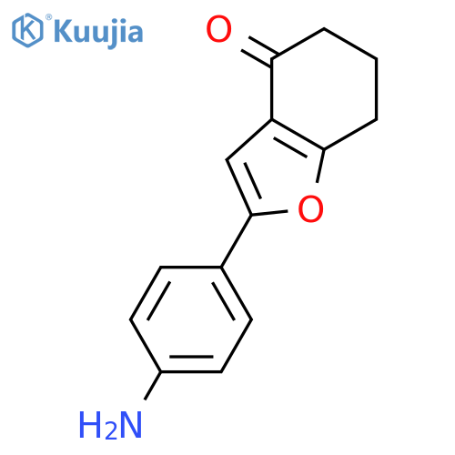 4(5H)-BENZOFURANONE, 2-(4-AMINOPHENYL)-6,7-DIHYDRO- structure