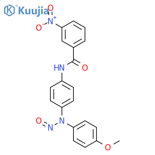 Benzamide, N-[4-[(4-methoxyphenyl)nitrosoamino]phenyl]-3-nitro- structure