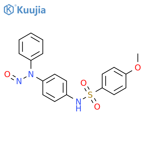 Benzenesulfonamide, 4-methoxy-N-[4-(nitrosophenylamino)phenyl]- structure