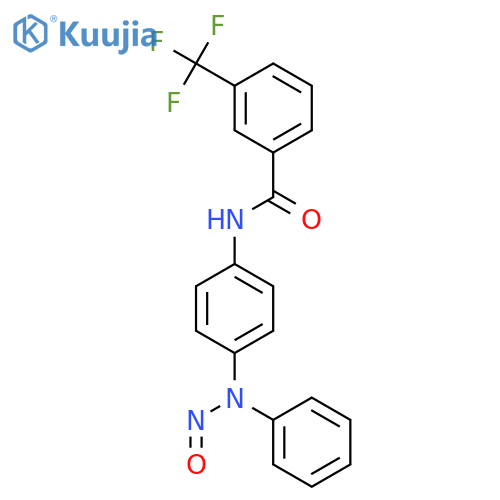 BENZAMIDE, N-[4-(NITROSOPHENYLAMINO)PHENYL]-3-(TRIFLUOROMETHYL)- structure