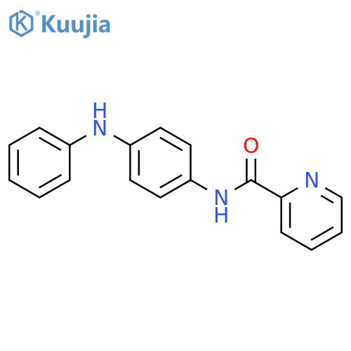 2-Pyridinecarboxamide, N-[4-(phenylamino)phenyl]- structure
