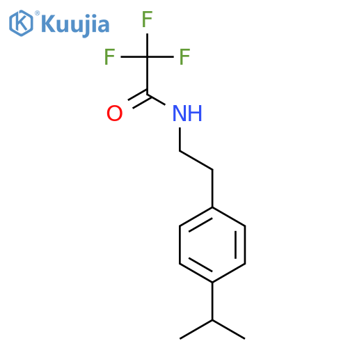Acetamide, 2,2,2-trifluoro-N-[2-[4-(1-methylethyl)phenyl]ethyl]- structure