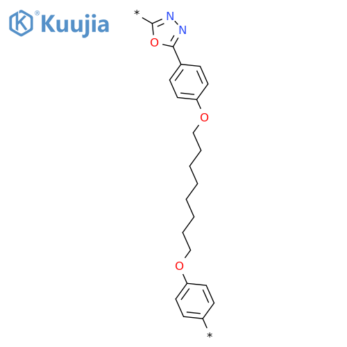POLY(1,3,4-OXADIAZOLE-2,5-DIYL-1,4-PHENYLENEOXY-1,8-OCTANEDIYLOXY-1,4-PHENYLENE) structure