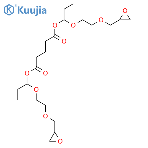 PENTANEDIOIC ACID, BIS[1-[2-(OXIRANYLMETHOXY)ETHOXY]PROPYL] ESTER structure