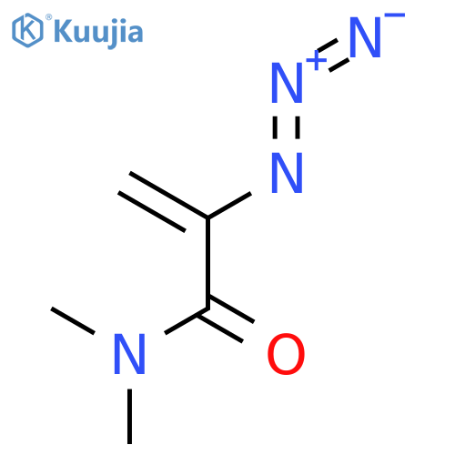 2-PROPENAMIDE, 2-AZIDO-N,N-DIMETHYL- structure