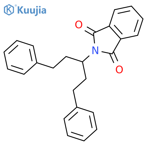1H-ISOINDOLE-1,3(2H)-DIONE, 2-[3-PHENYL-1-(2-PHENYLETHYL)PROPYL]- structure