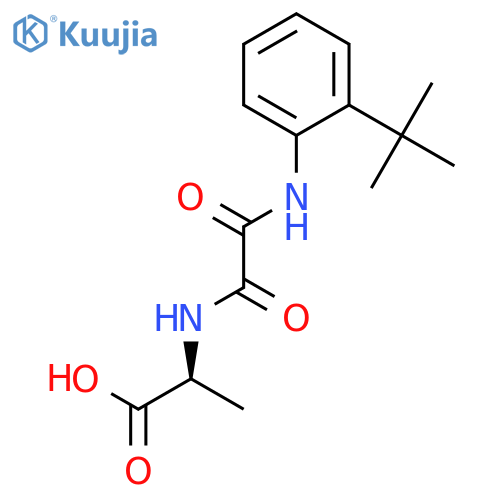 L-ALANINE, N-[2-(1,1-DIMETHYLETHYL)PHENYL]-2-OXOGLYCYL- structure