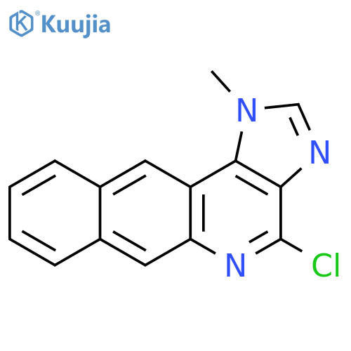 1H-Benz[g]imidazo[4,5-c]quinoline, 4-chloro-1-methyl- structure