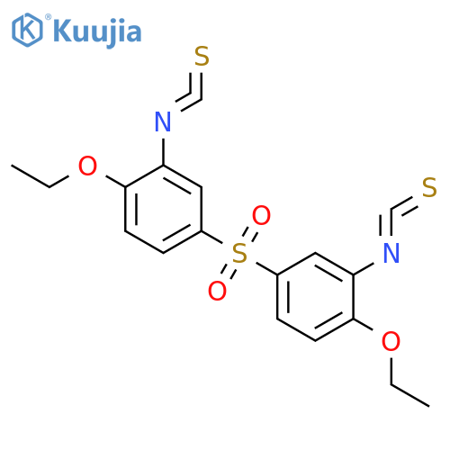 1-ethoxy-4-(4-ethoxy-3-isothiocyanatophenyl)sulfonyl-2-isothiocyanatobenzene structure