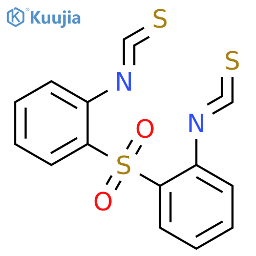 1-isothiocyanato-2-(2-isothiocyanatophenyl)sulfonylbenzene structure
