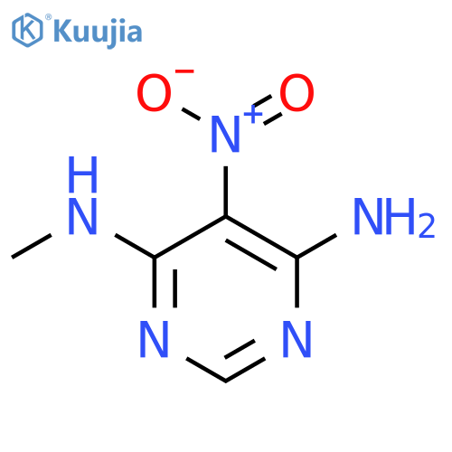 N-methyl-5-nitropyrimidine-4,6-diamine structure