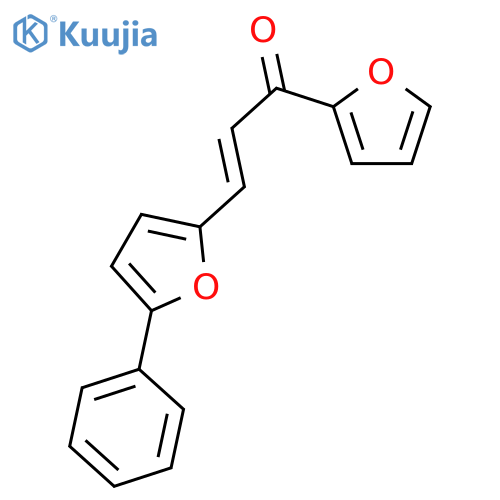 (2E)-1-(furan-2-yl)-3-(5-phenylfuran-2-yl)prop-2-en-1-one structure