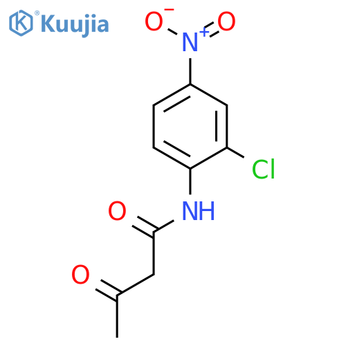 Butanamide, N-(2-chloro-4-nitrophenyl)-3-oxo- structure